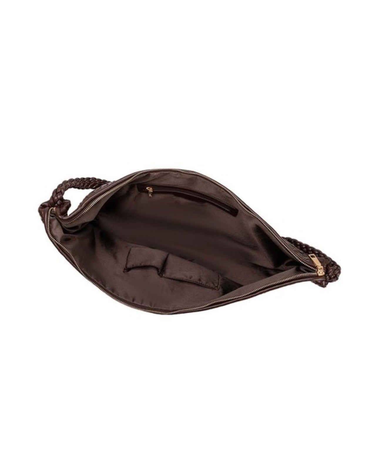 Espresso Woven Shoulder Bag
