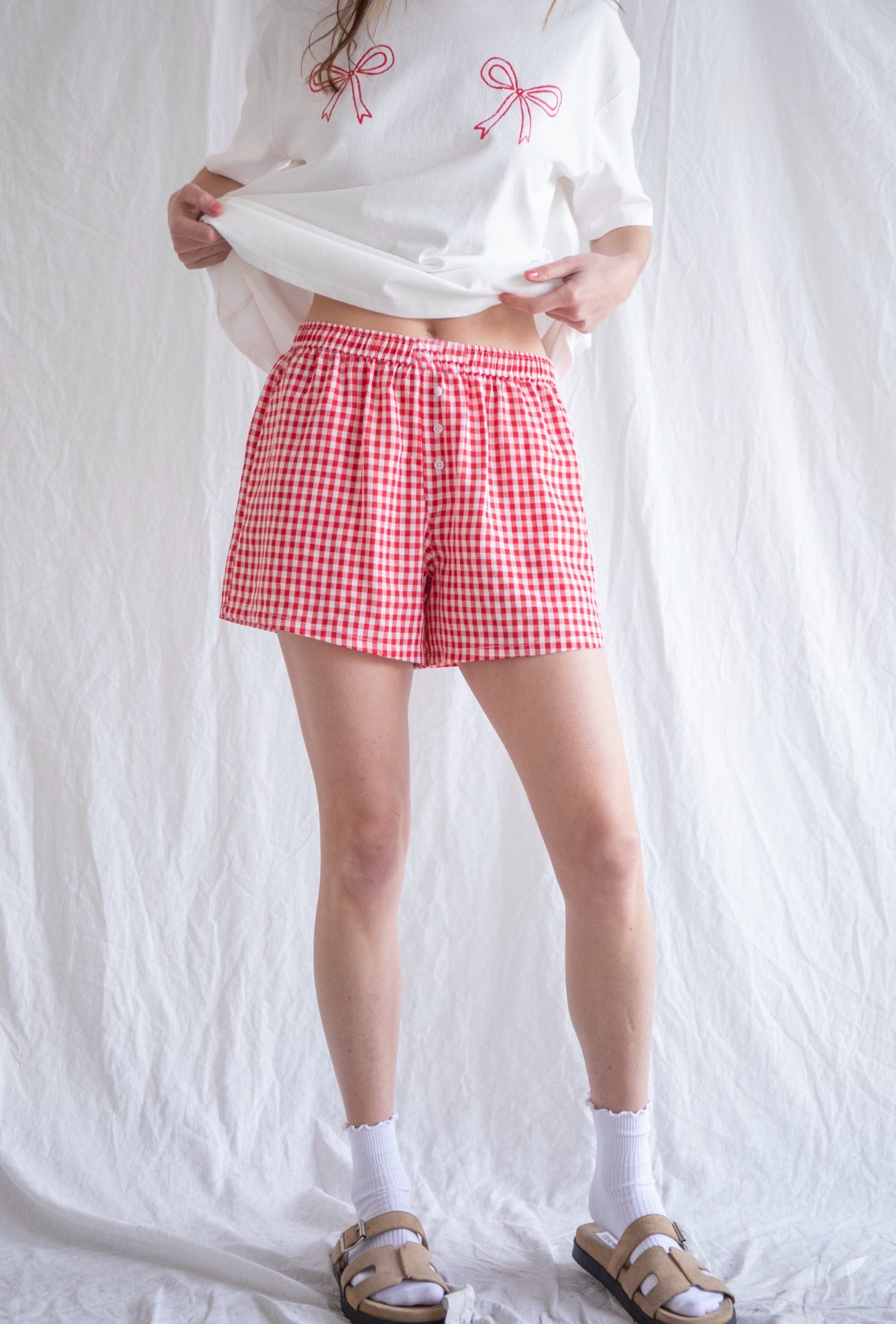 Gingham Boxer Shorts