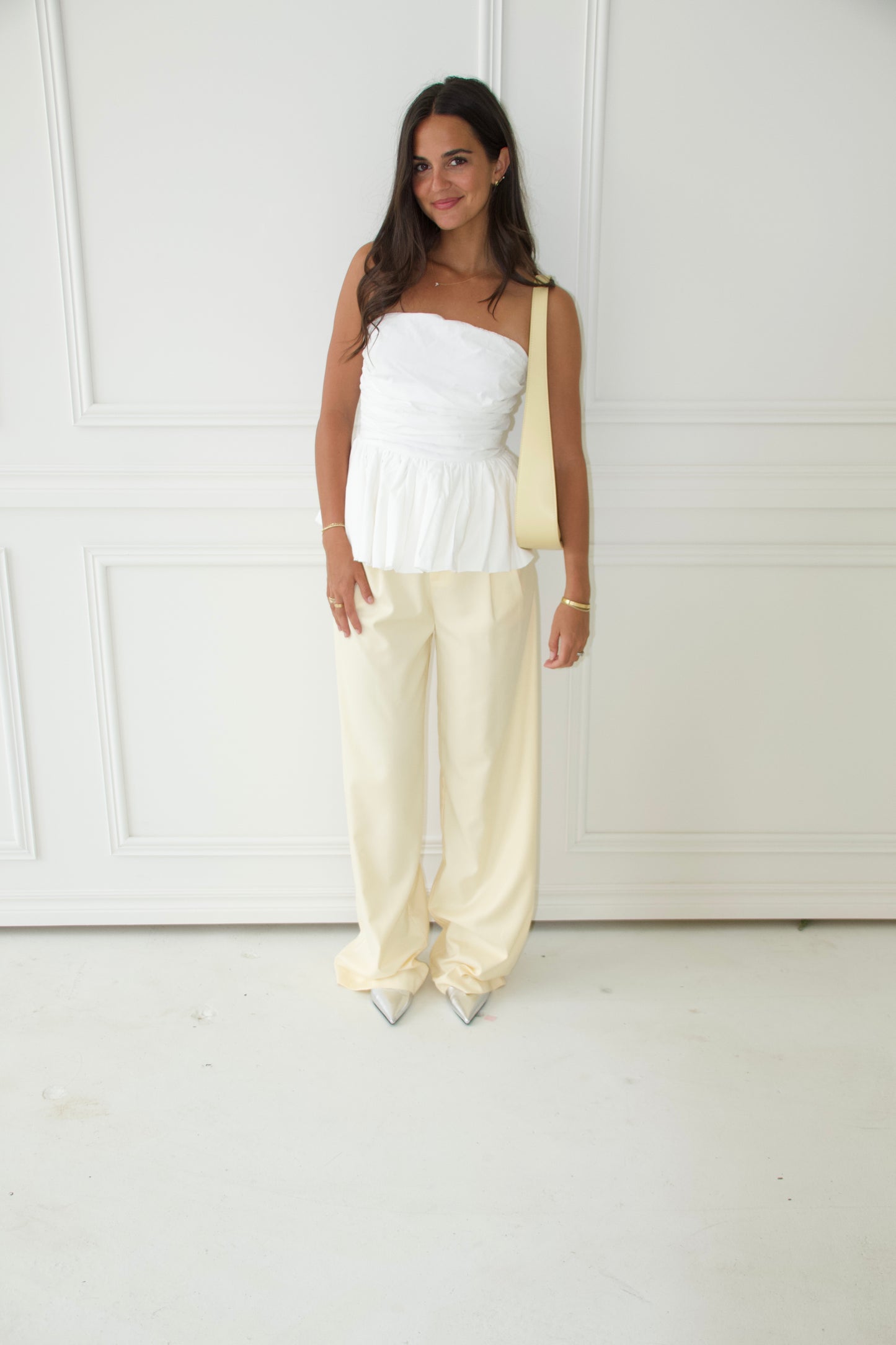 Pale Yellow Trousers