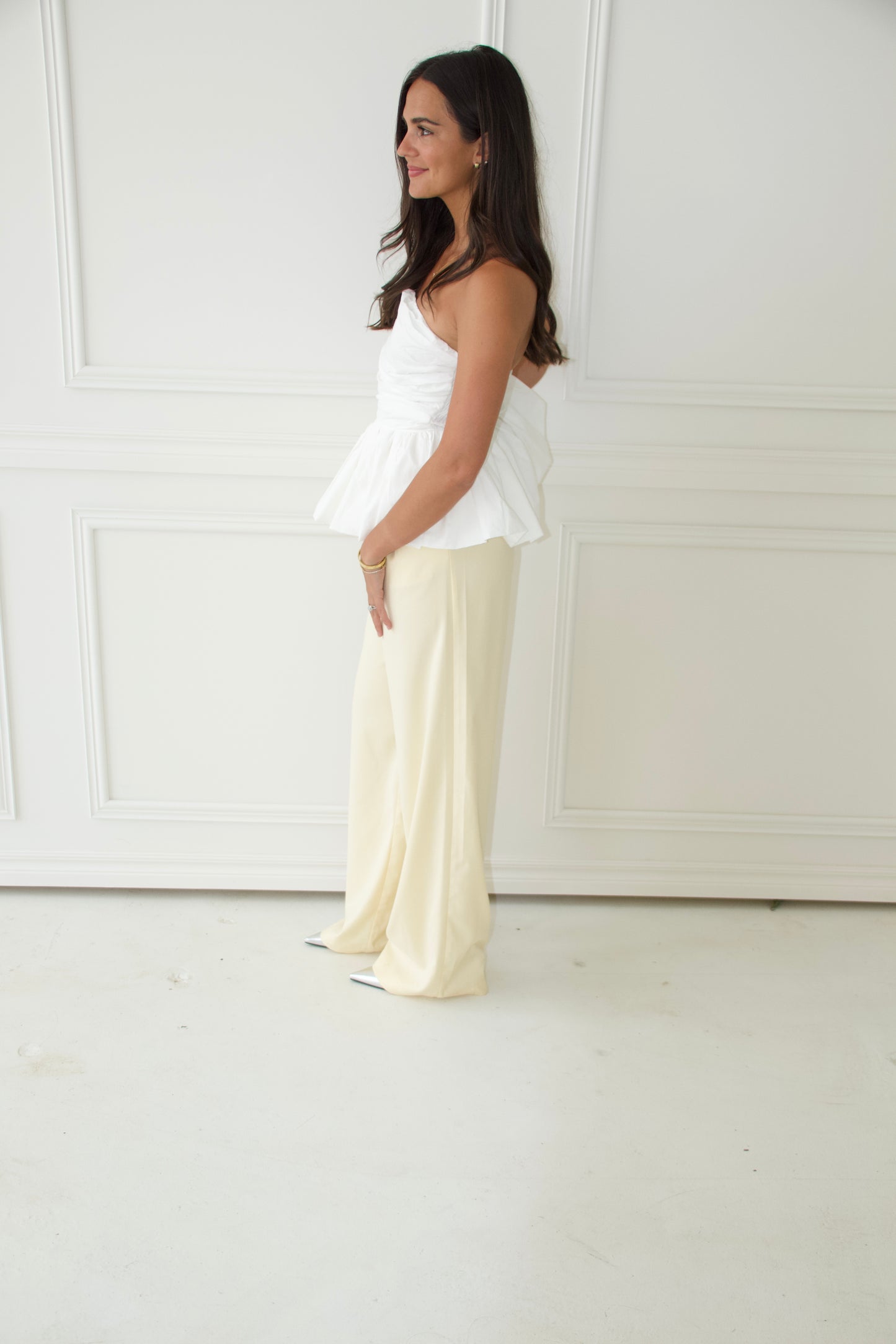 Pale Yellow Trousers