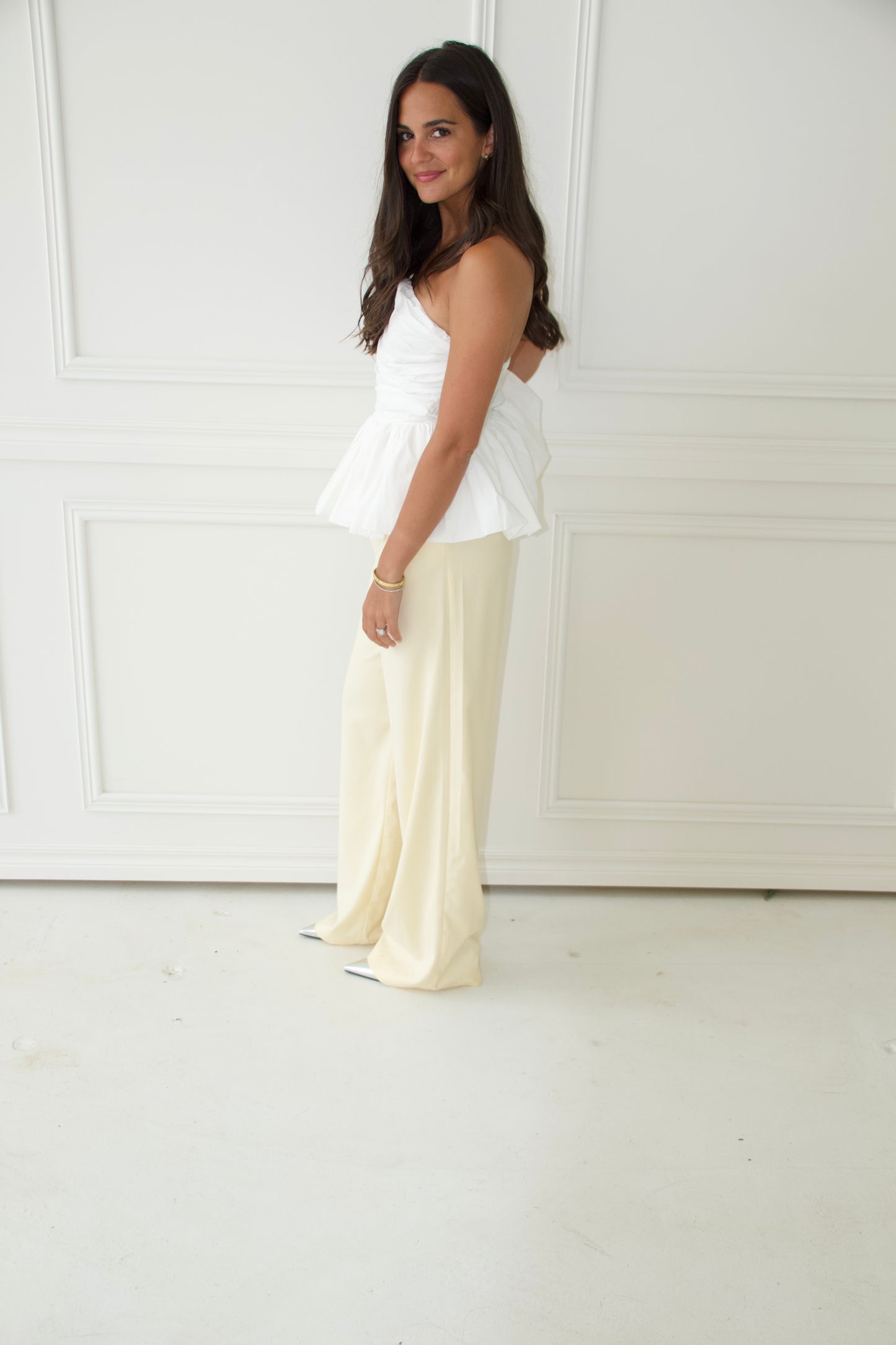 Pale Yellow Trousers