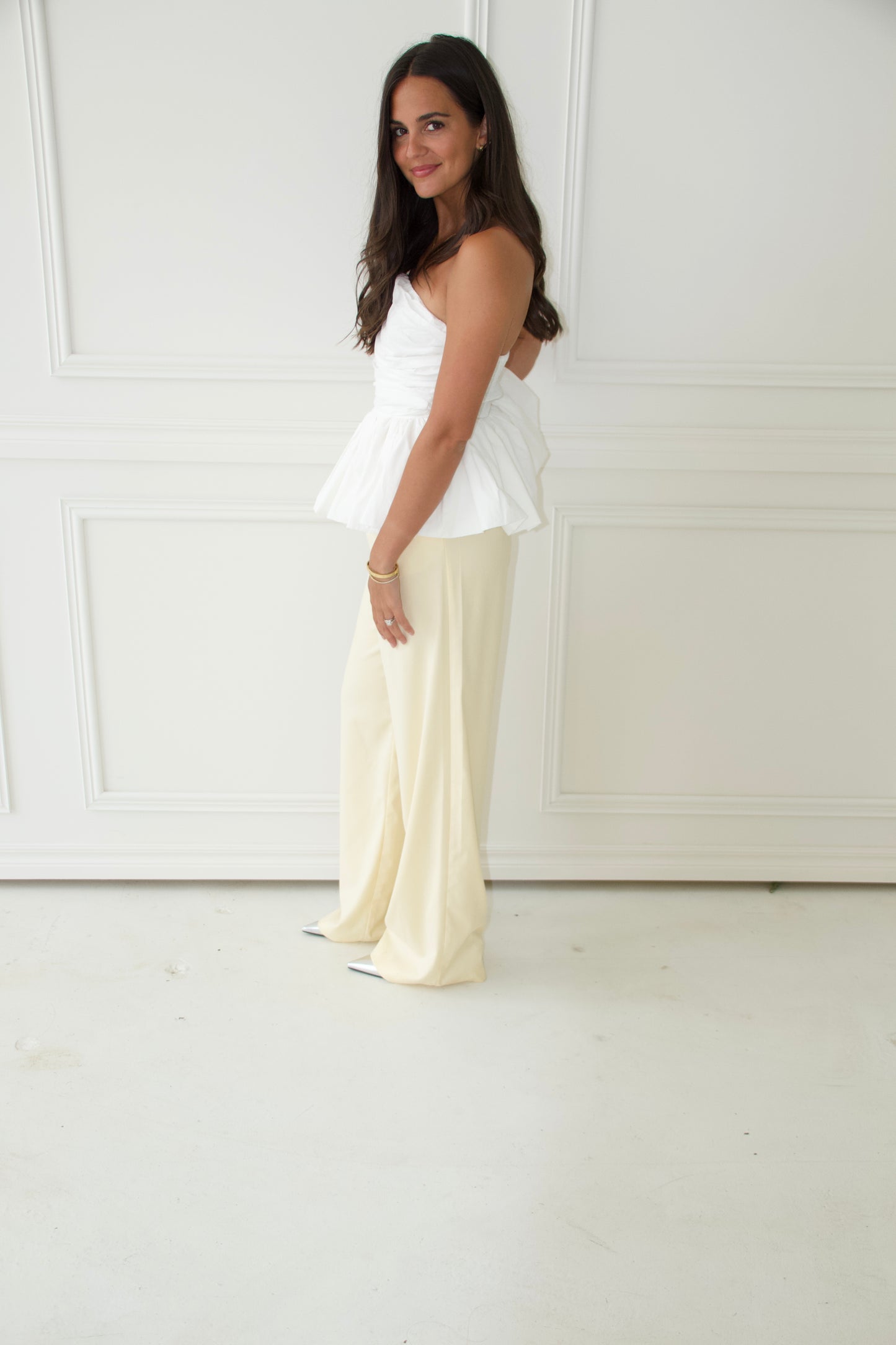 Pale Yellow Trousers