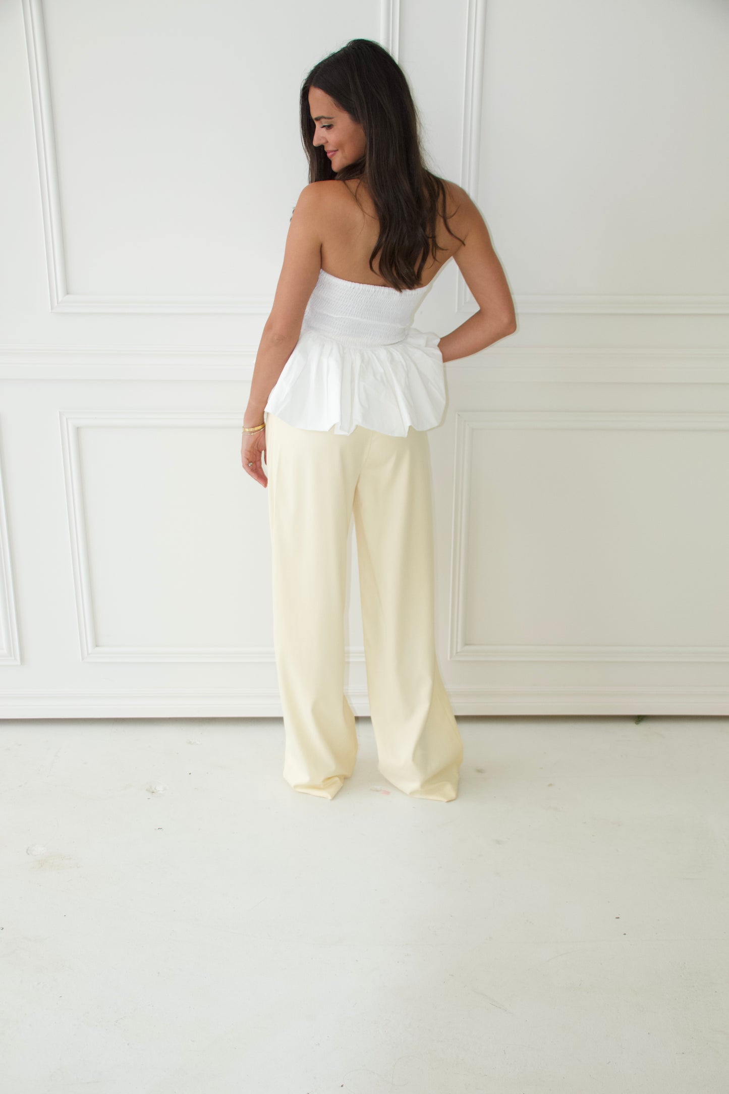 Pale Yellow Trousers