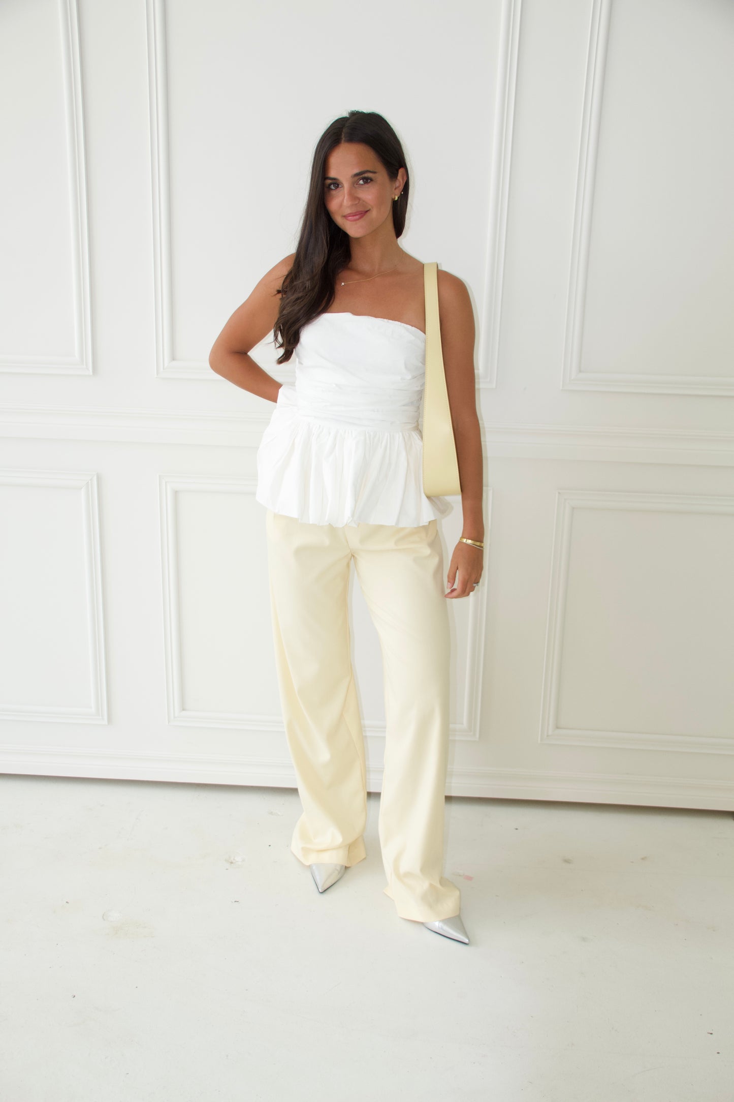 Pale Yellow Trousers
