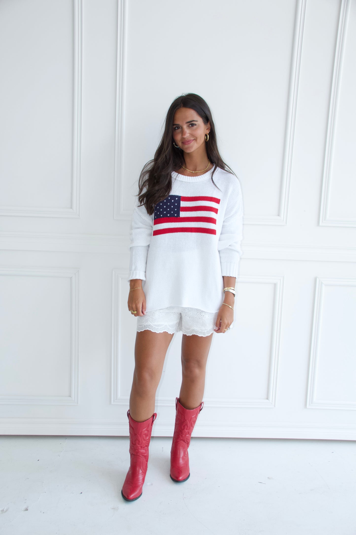 Oversized Flag Sweater