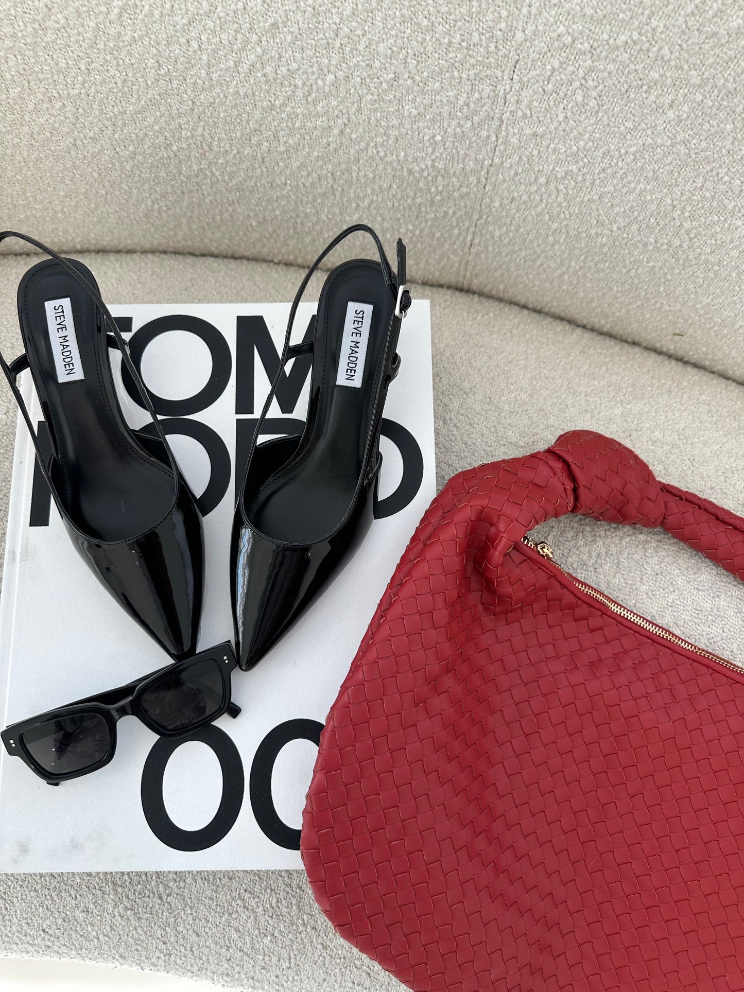 Bridgette Cherry Large Shoulder Bag