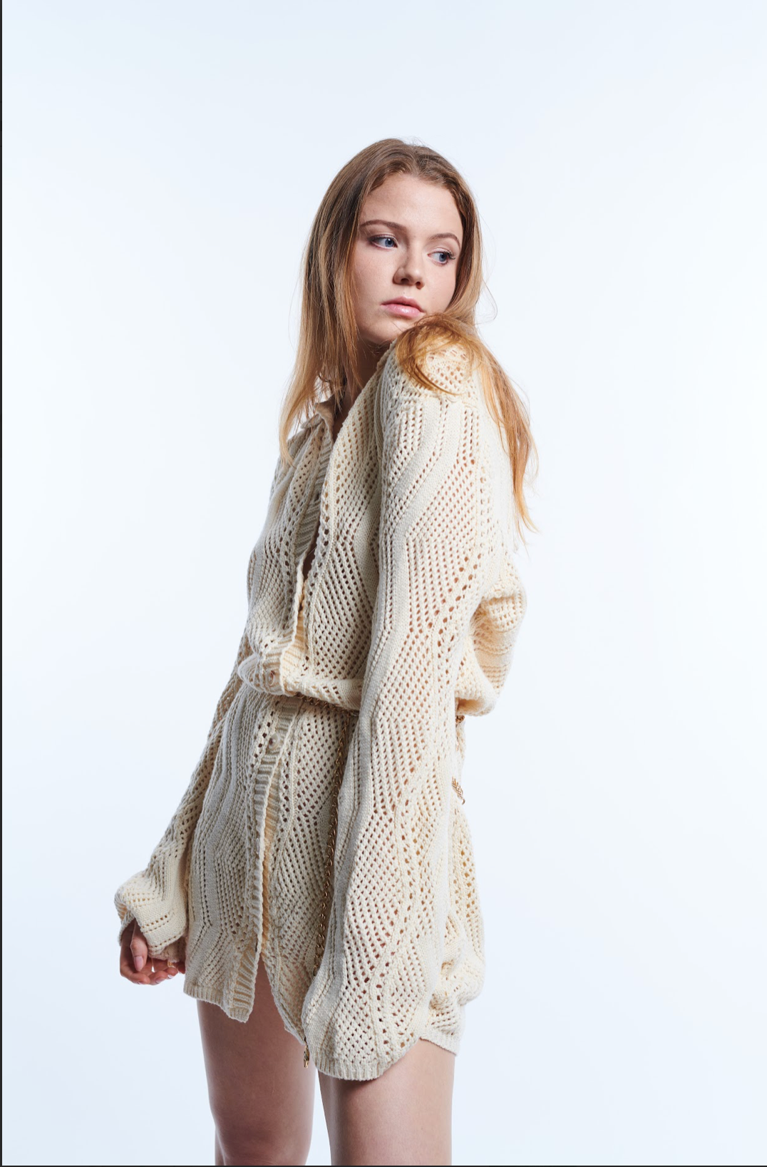 Crochet Button Dress