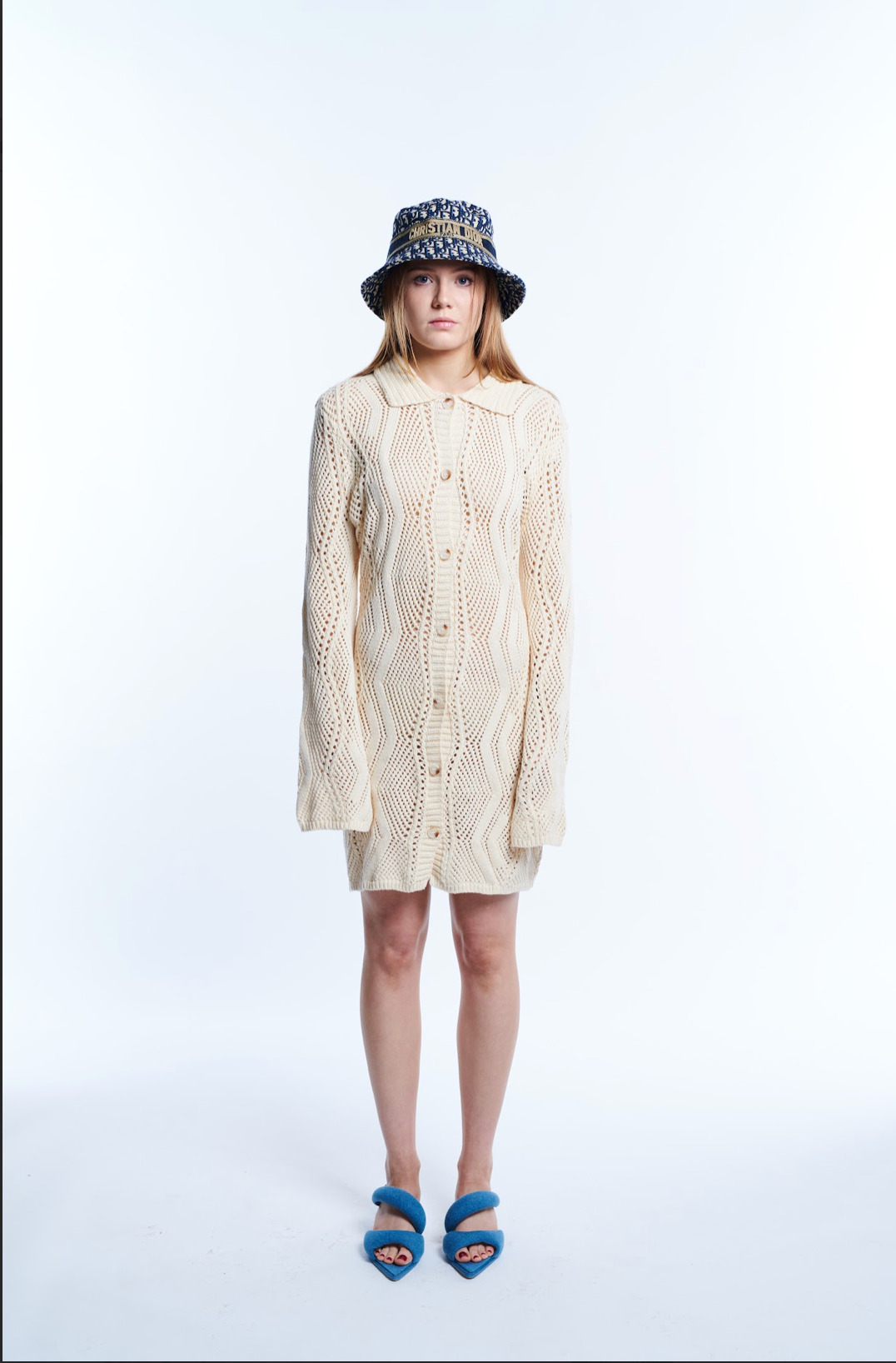 Crochet Button Dress