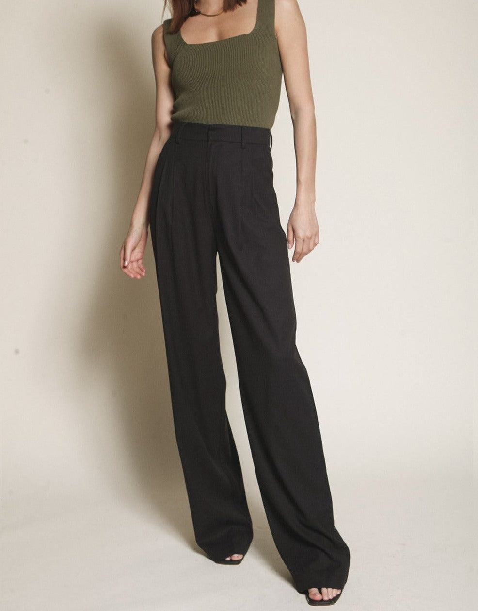 Woven Wide Leg Pants