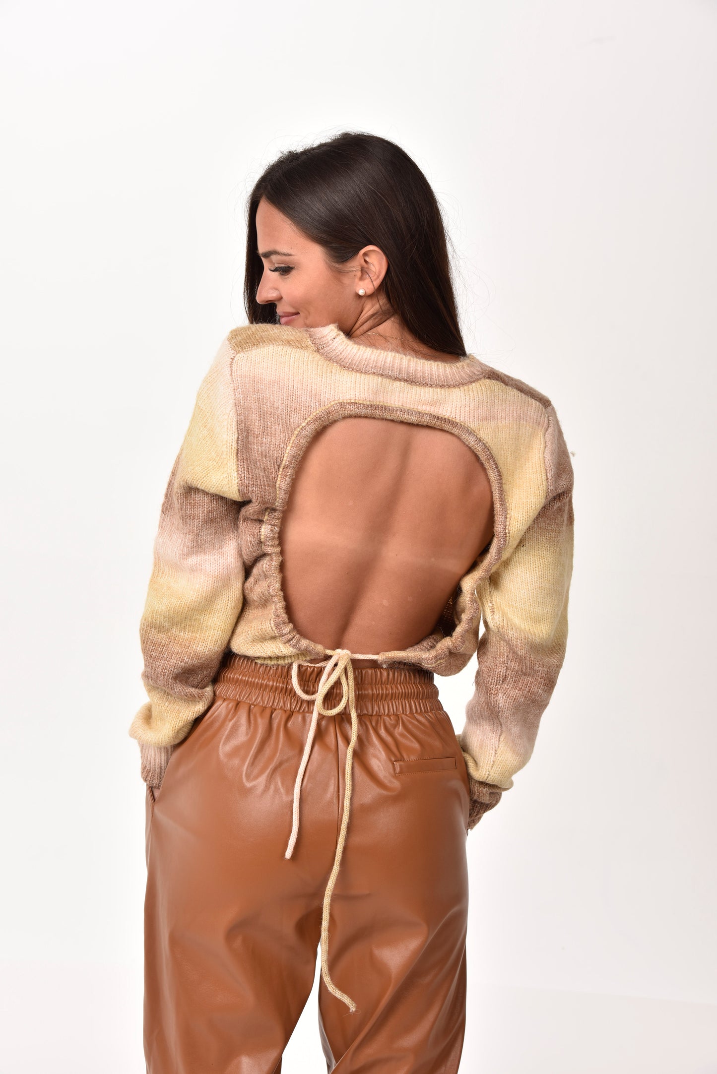 Desert Backless Sweater