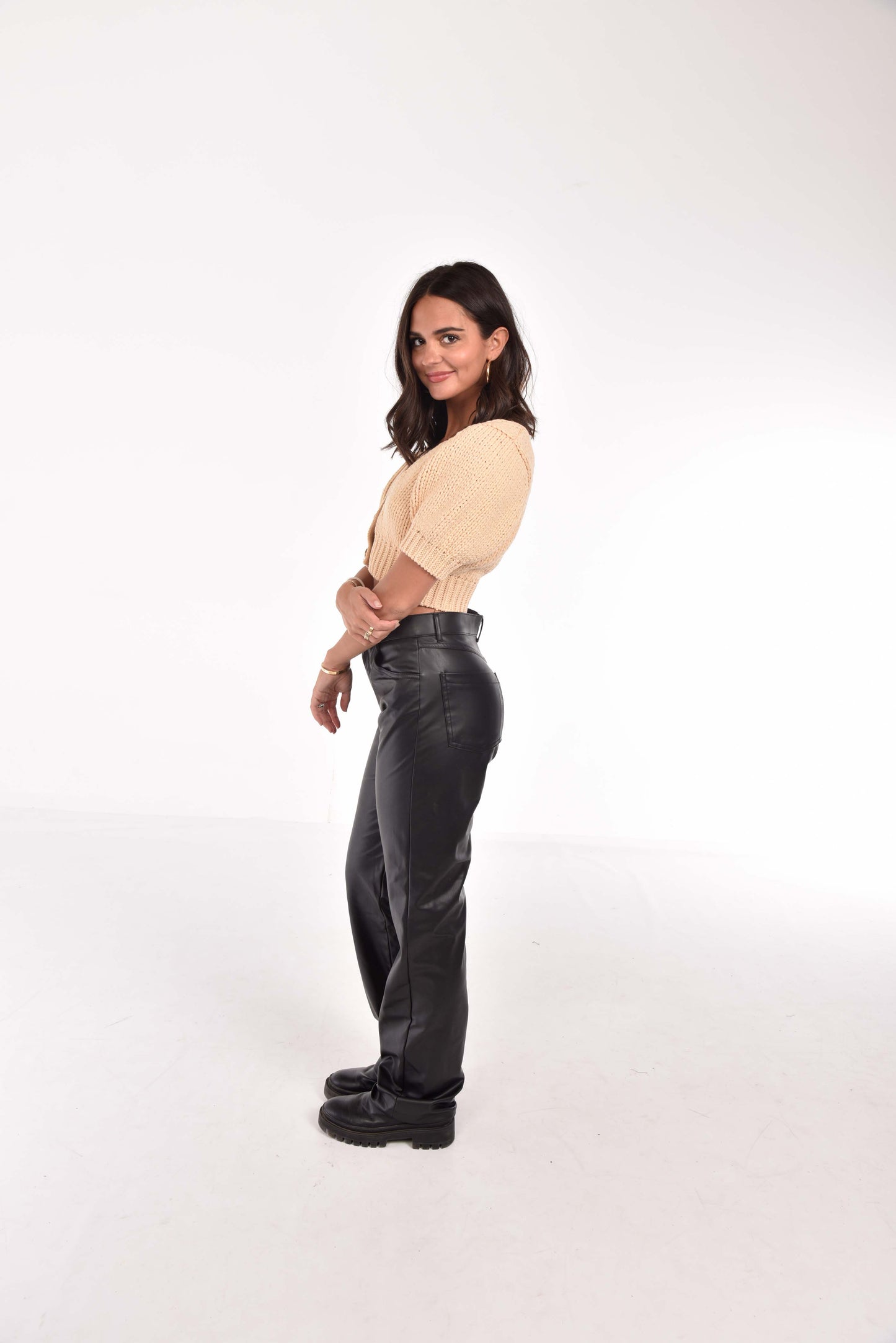 Butter Chunky Knit Cropped Sweater