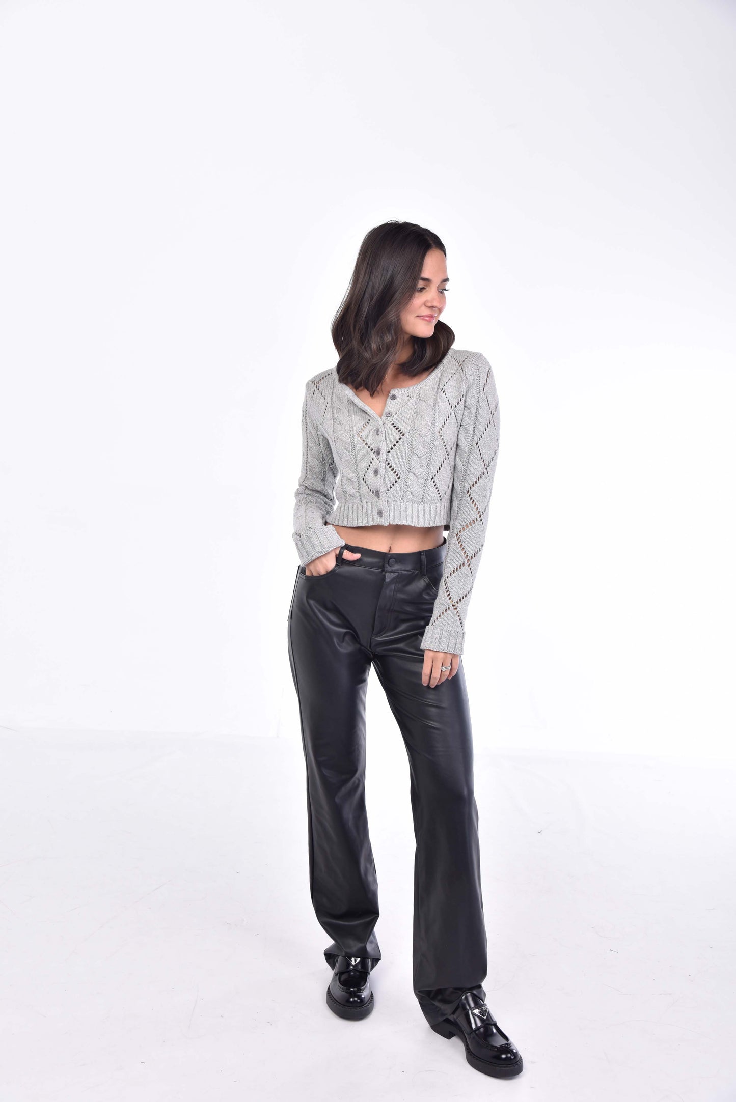 Sweetheart Grey Sweater