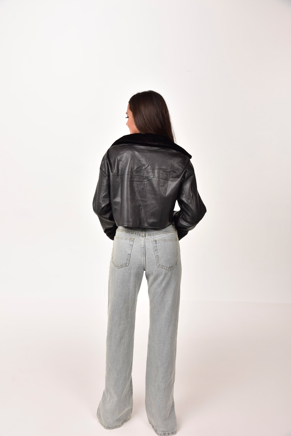 Fur Leather Jacket
