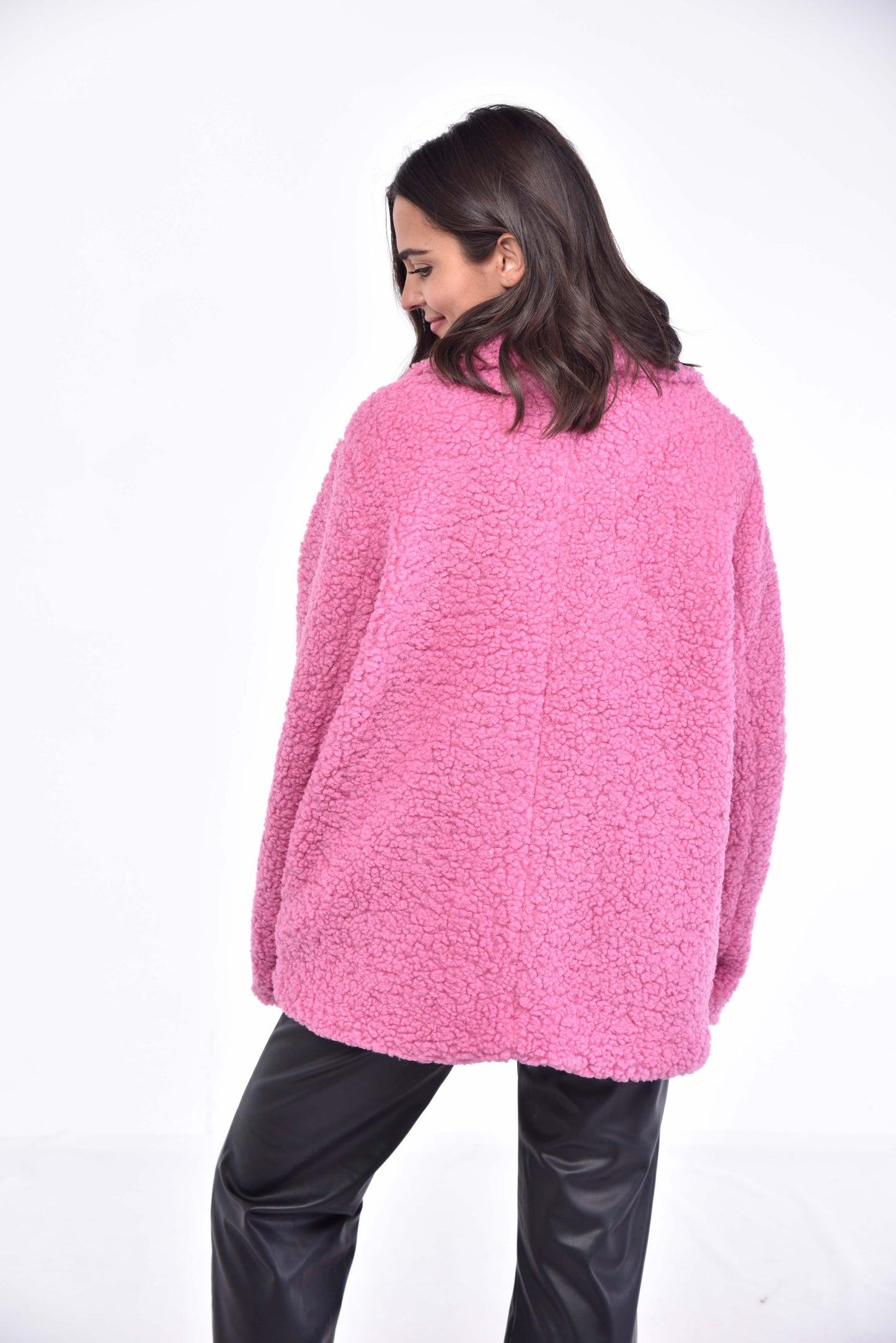 Pink Fur Coat